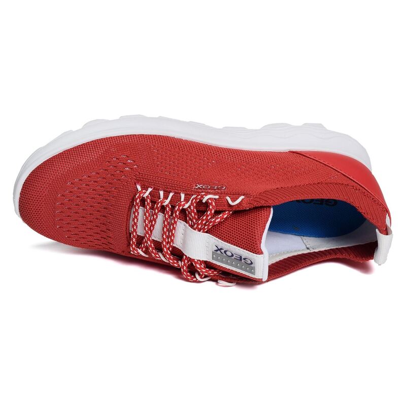 D SPHERICA A Rouge, Baskets running Geox