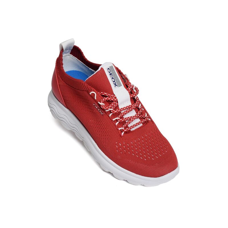 D SPHERICA A Rouge, Baskets running Geox