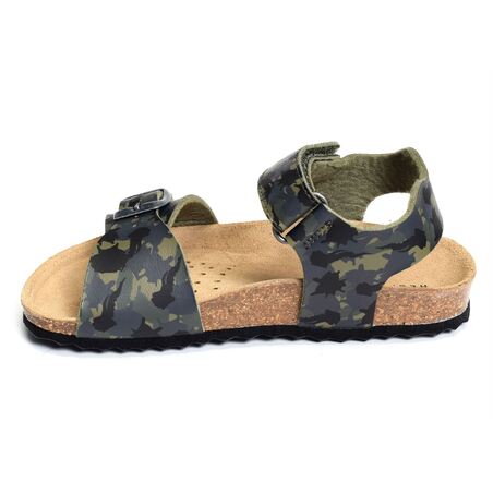 J GHITA BB Camouflage, Sandales plates & Nu-Pieds Geox