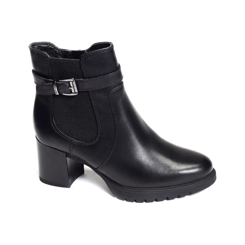 25385 Noir, Bottines Tamaris