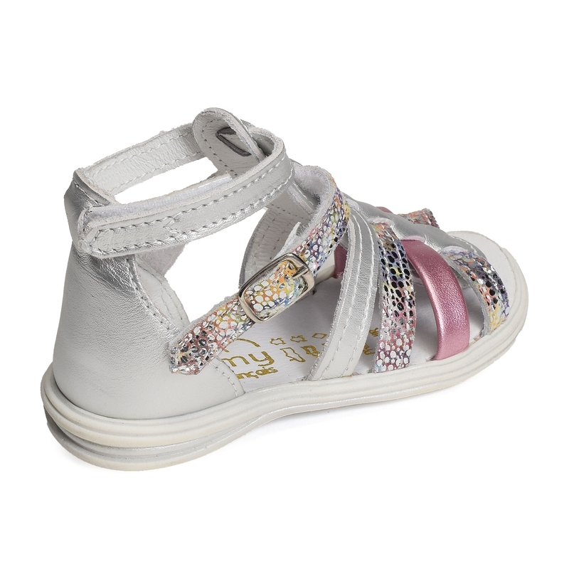 PLAGE Blanc Multicolore, Sandales plates & Nu-Pieds Bellamy