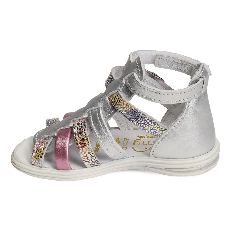 PLAGE Blanc Multicolore, Sandales plates & Nu-Pieds Bellamy