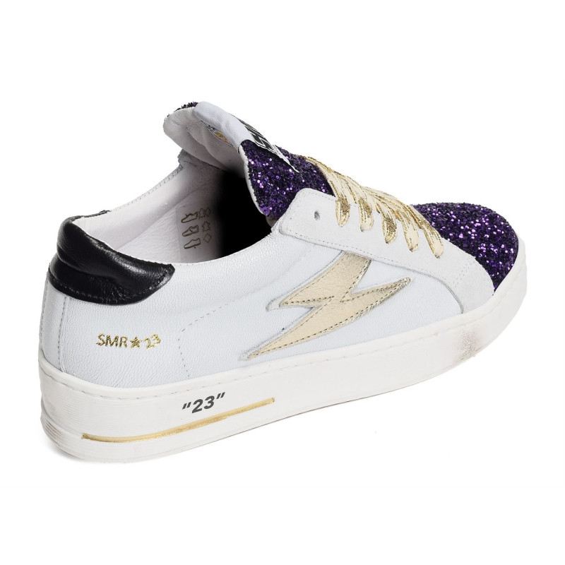 MAYA Blanc Violet, Sneakers basses Semerdjian