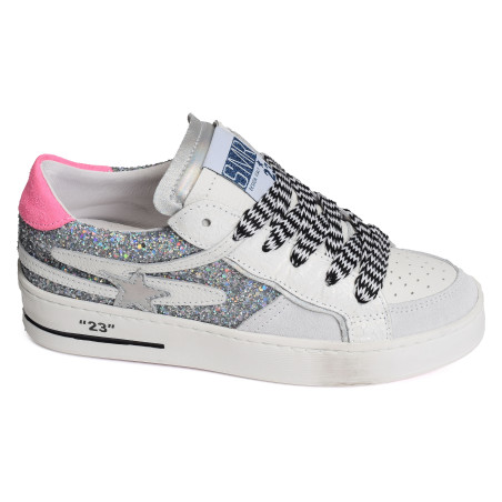 VANA Blanc Argent, Sneakers basses Semerdjian