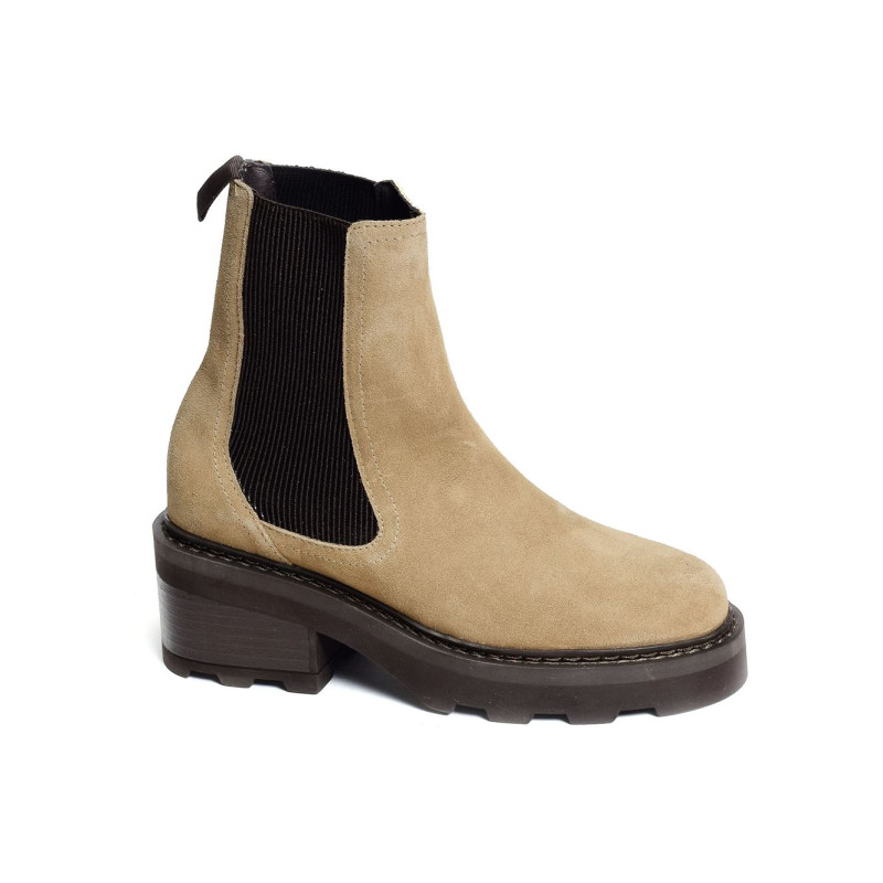 MIKE CHELSEA Beige, Chelsea boots Schmoove