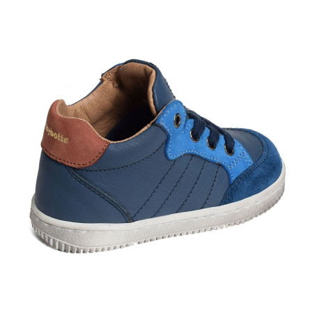 FAUSTO Bleu, Chaussures à Lacets Babybotte