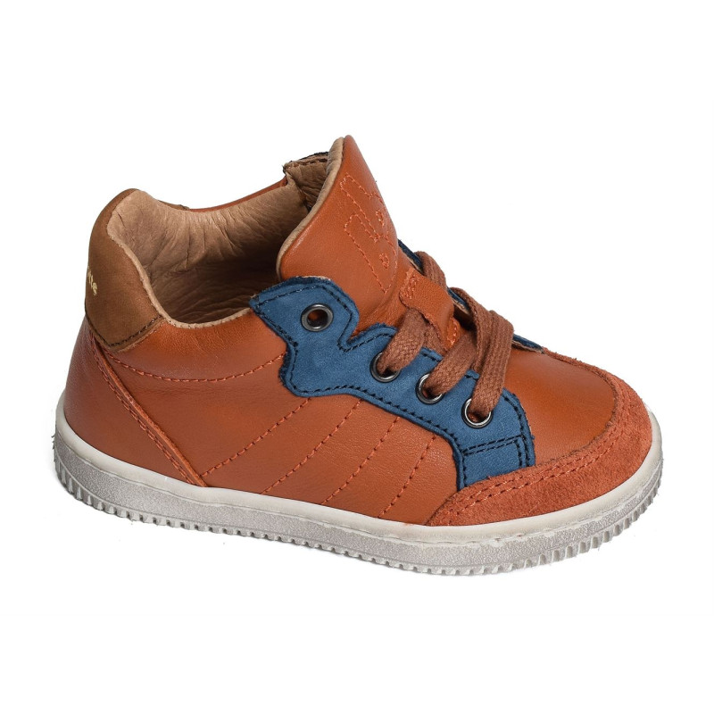 FAUSTO Camel, Chaussures à Lacets Babybotte