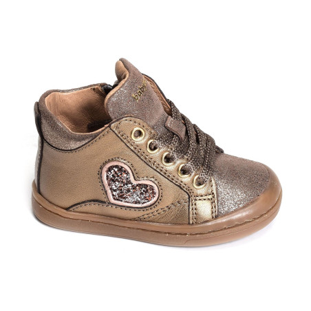 ANTO Rose Or, Chaussures à Lacets Babybotte