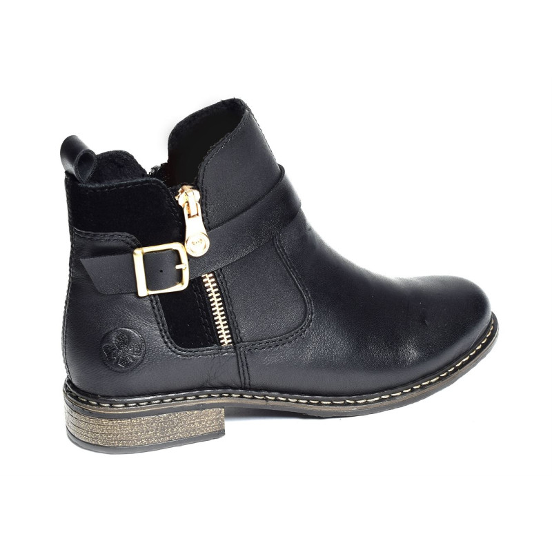 Z4959 Noir, Bottines Rieker