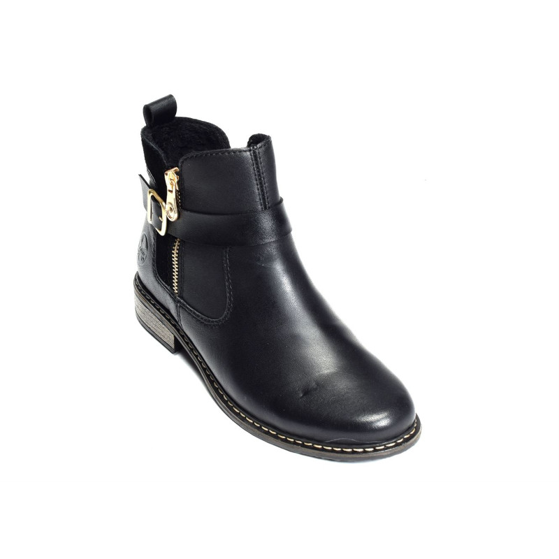 Z4959 Noir, Bottines Rieker