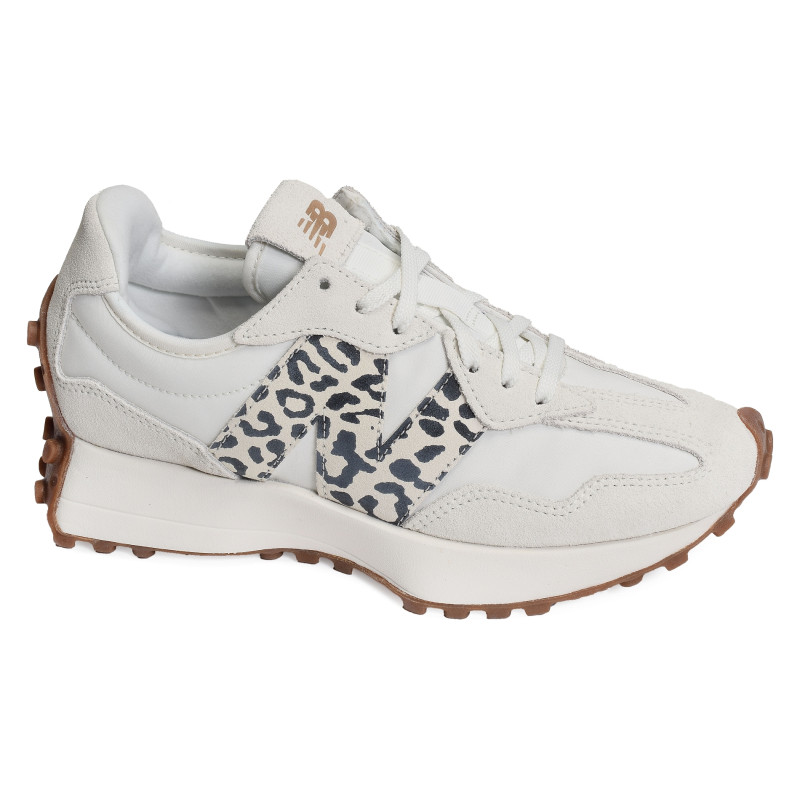 WS327 Blanc Léopard, Baskets running New Balance