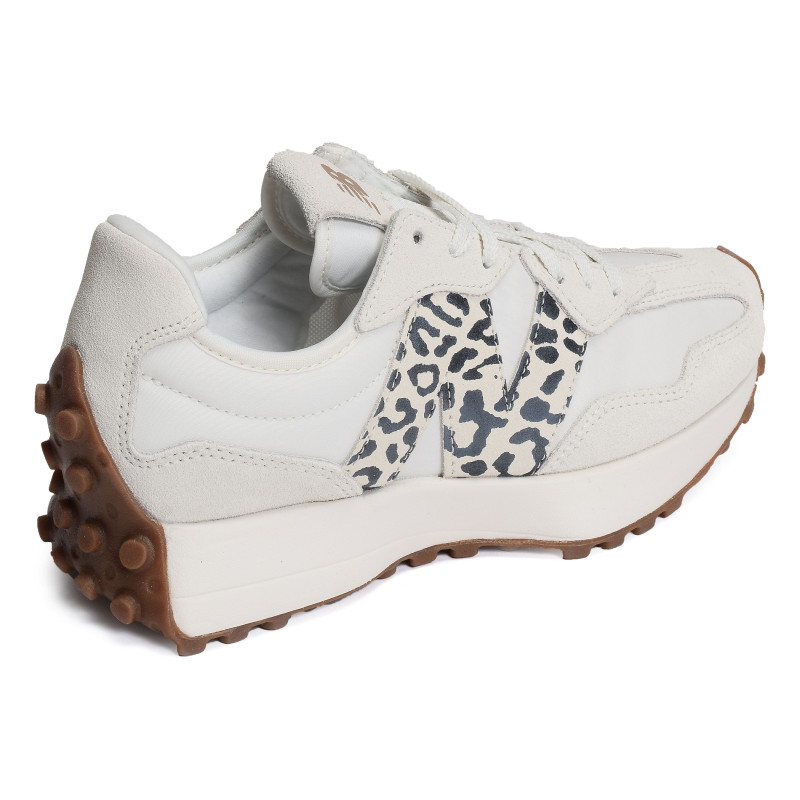 WS327 Blanc Léopard, Baskets running New Balance