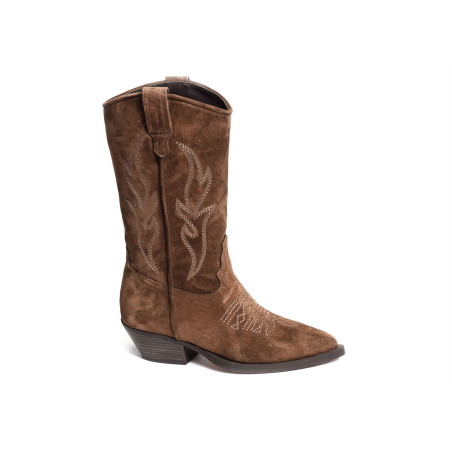 WESTERN 2084 Marron, Santiags  Alpe