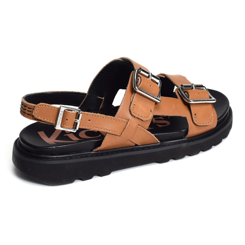 NEOSUMMER Camel, Sandales plates Kickers