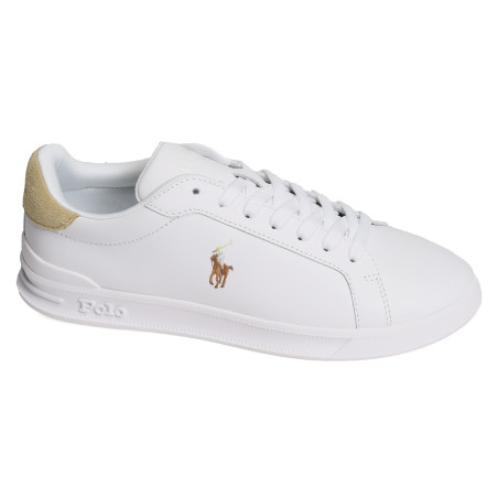 HERITAGE COURT Blanc Beige, Sneakers basses Polo Ralph Lauren