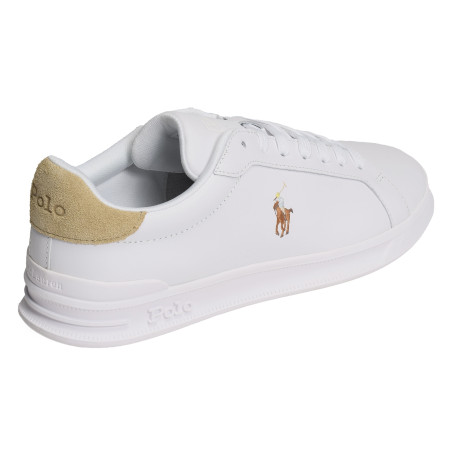 HERITAGE COURT Blanc Beige, Sneakers basses Polo Ralph Lauren