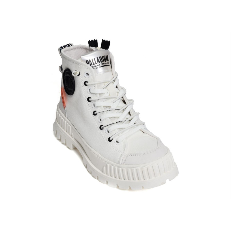 PALLASHOCK BACK ZIP Blanc, Chaussures montantes Palladium