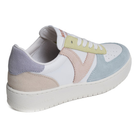 1258214 Blanc Bleu, Sneakers basses Victoria