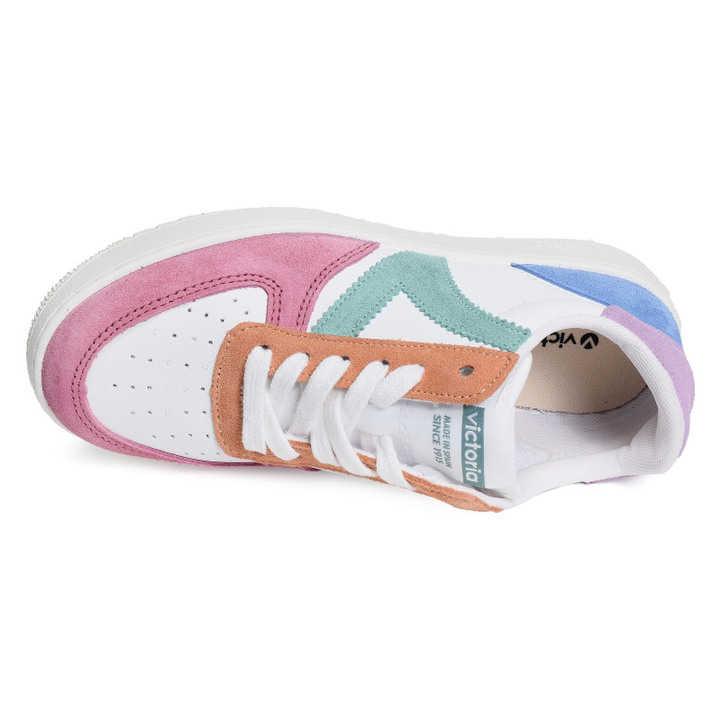 1258214 Rose Multicolore, Sneakers basses Victoria