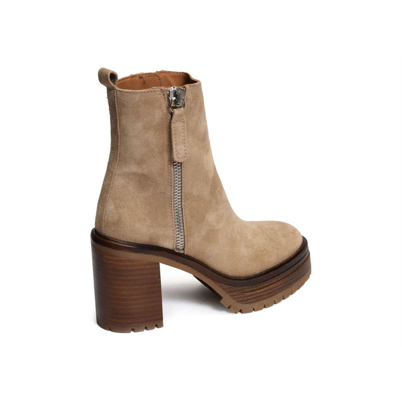 AMINA 2683 Beige, Bottines Alpe