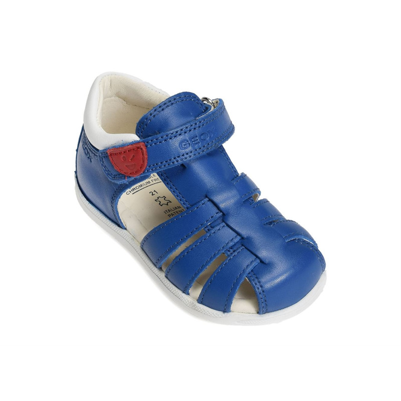 B SANDAL MACCHIA BA Bleu, Sandales plates & Nu-Pieds Geox