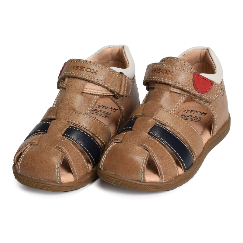 B SANDAL MACCHIA BA Noisette, Sandales plates & Nu-Pieds Geox