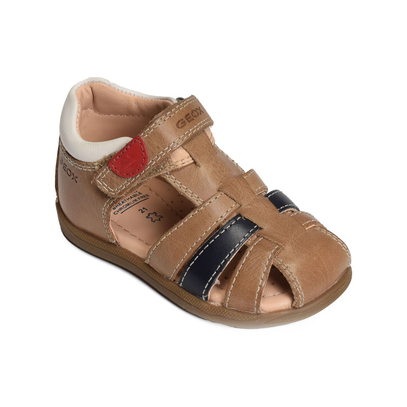 B SANDAL MACCHIA BA Noisette, Sandales plates & Nu-Pieds Geox