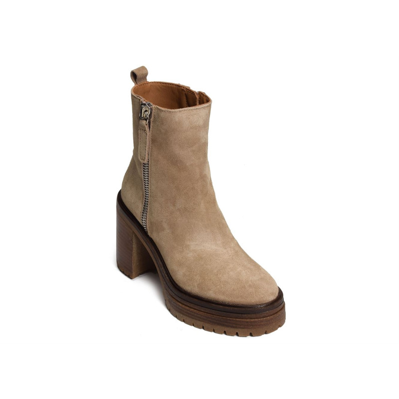 AMINA 2683 Beige, Bottines Alpe