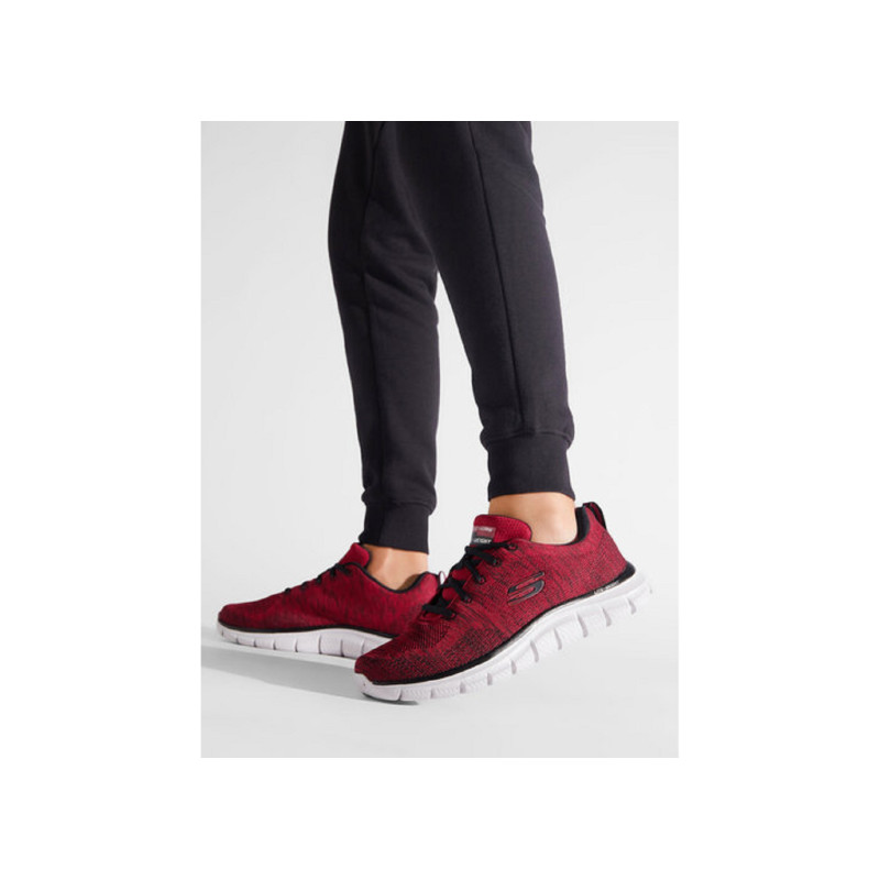 TRACK FRONT RUNNER Rouge, Baskets running Skechers