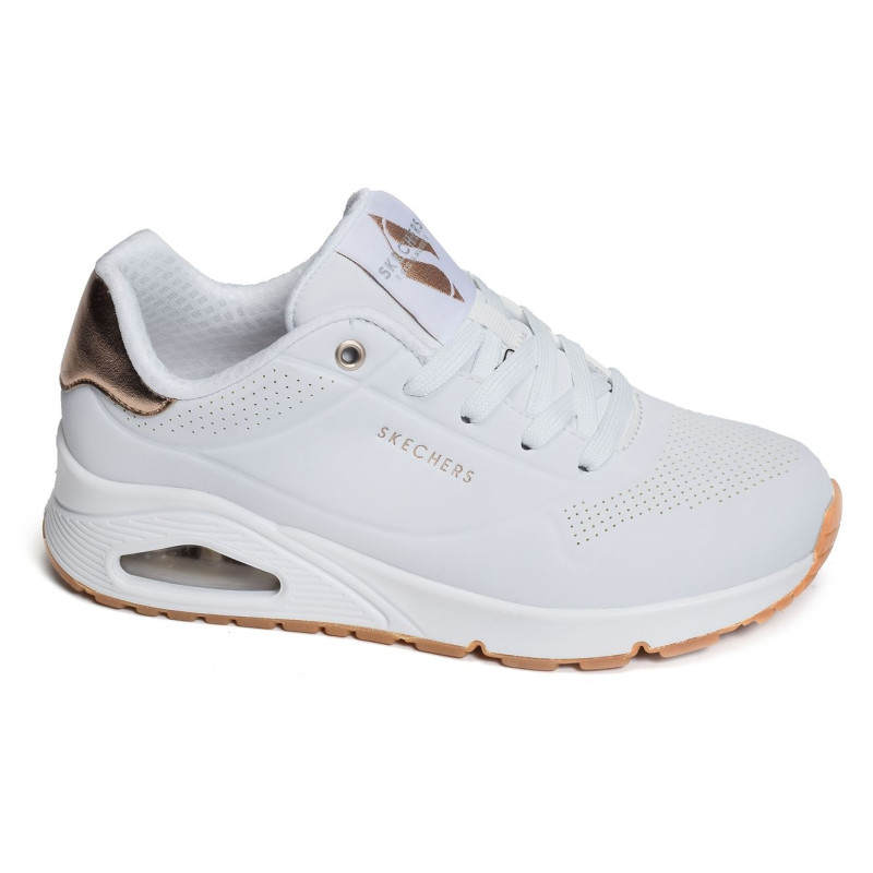 UNO Blanc Or, Sneakers basses Skechers