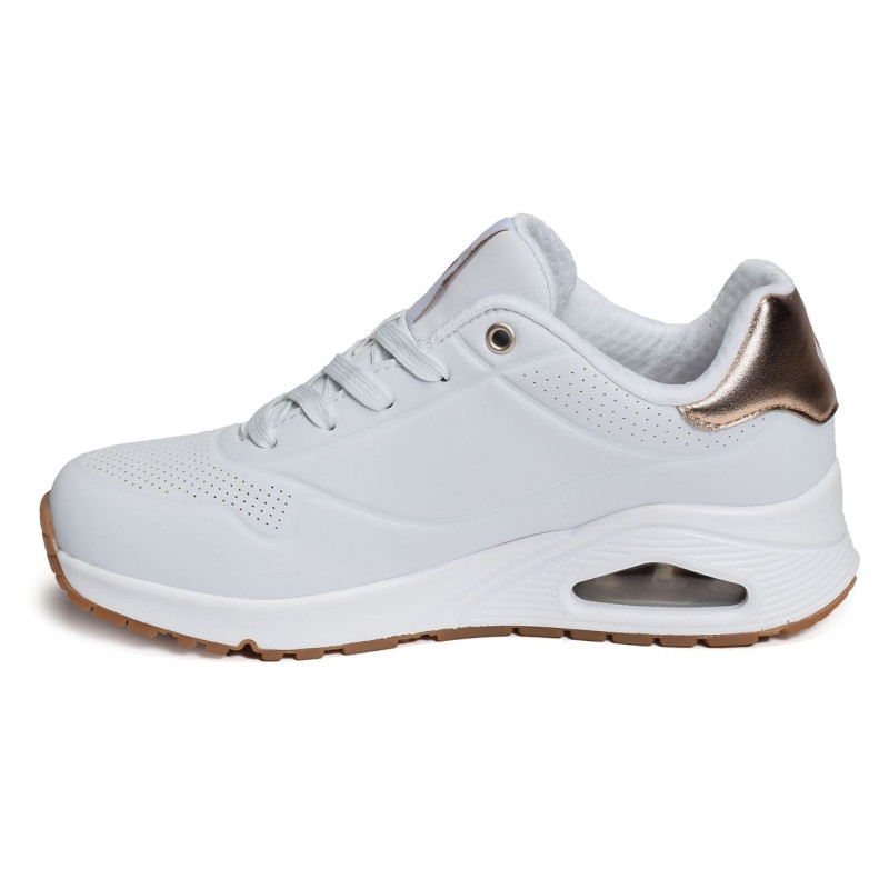 UNO Blanc Or, Sneakers basses Skechers