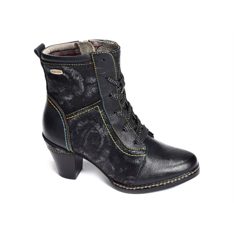 AGCATHEO 132 Noir, Bottines Laura Vita