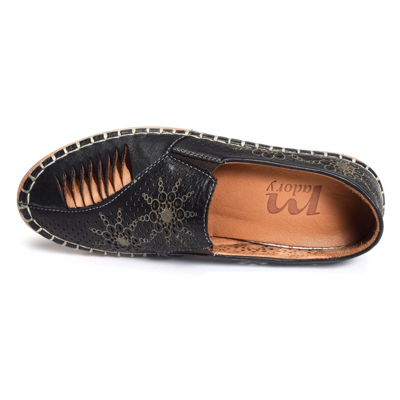 PINOS Noir, Ballerines Madory