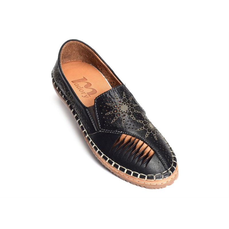 PINOS Noir, Ballerines Madory