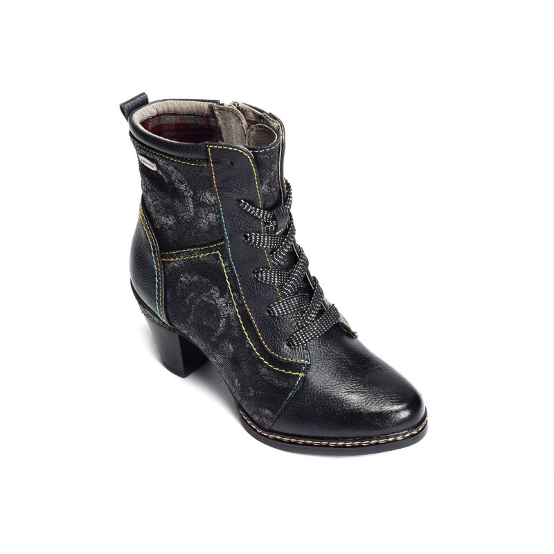 AGCATHEO 132 Noir, Bottines Laura Vita