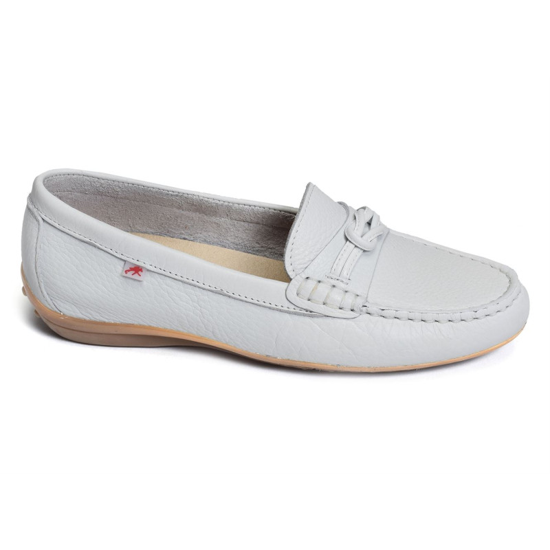 BRUNI F1429 Blanc, Mocassins Fluchos