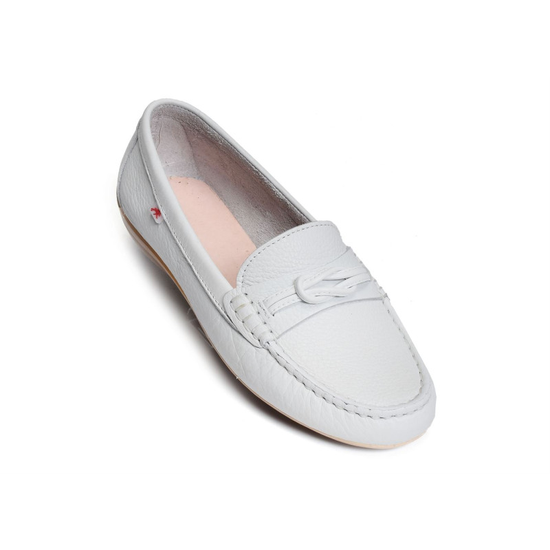 BRUNI F1429 Blanc, Mocassins Fluchos