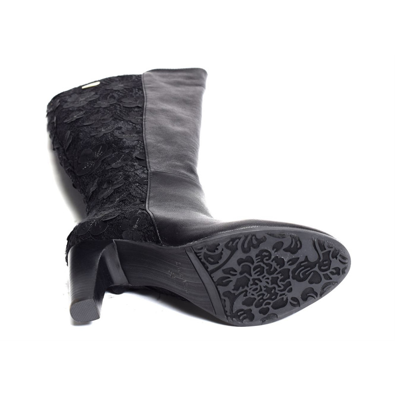 ALCBANEO 129 Noir, Bottes Laura Vita