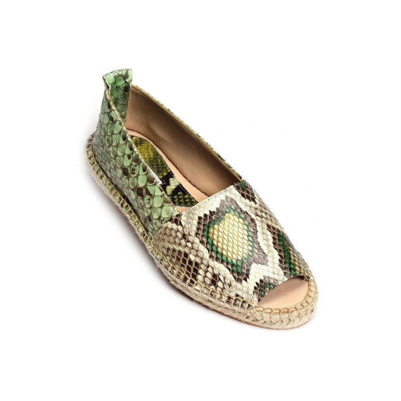 ESP SEI Vert, Espadrilles Piero Zamagni