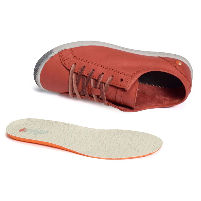 ISLA WASHED Rouge, Sneakers basses Softinos