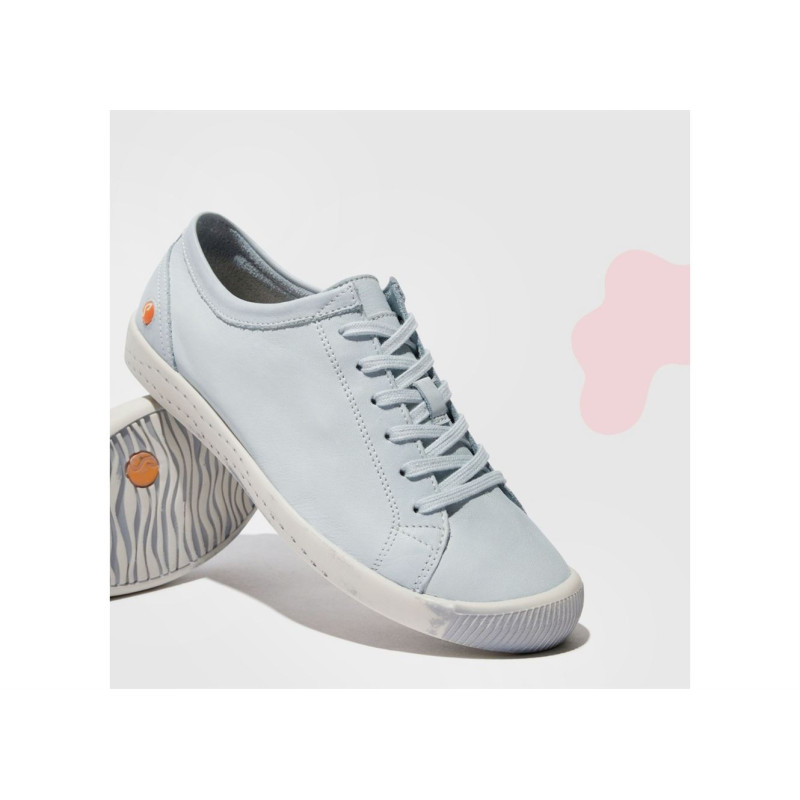 ISLA WASHED Bleu Ciel, Sneakers basses Softinos