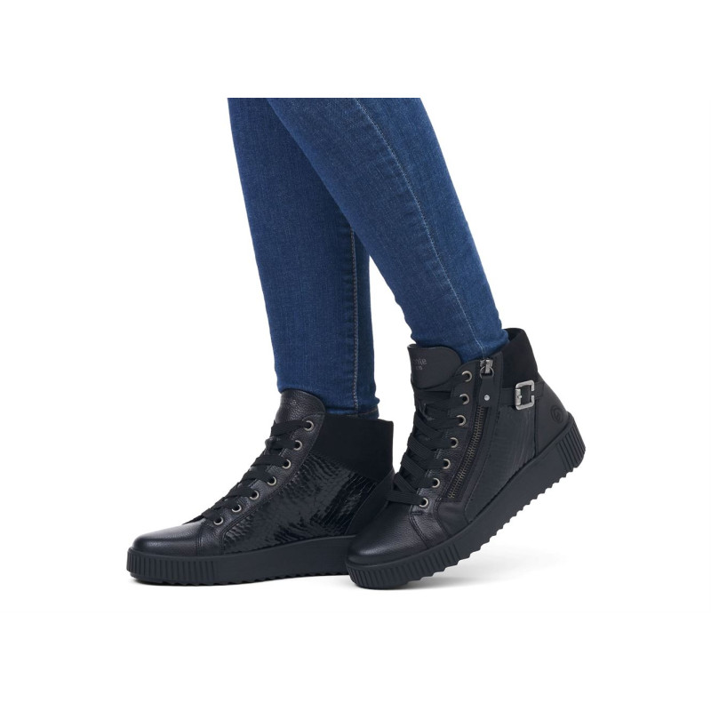 R7997 Noir, Boots Remonte