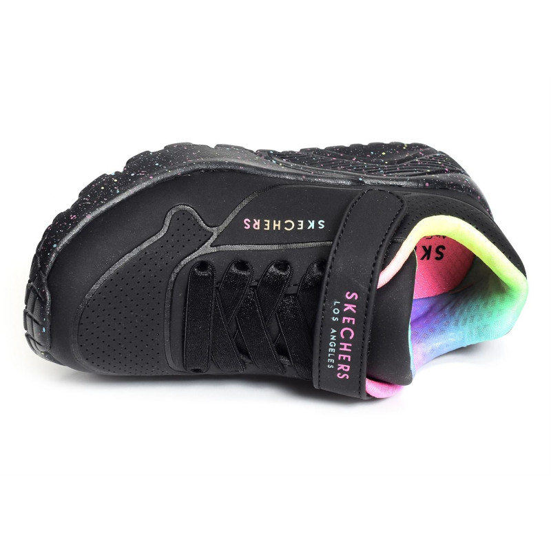 UNO LITE RAINBOW Noir, Baskets running Skechers