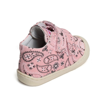 COCOON GIRL VELCRO FANTAISIE Rose, Chaussures à Scratch Naturino