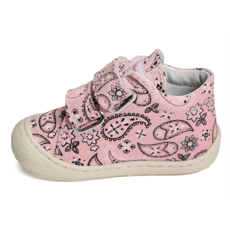 COCOON GIRL VELCRO FANTAISIE Rose, Chaussures à Scratch Naturino