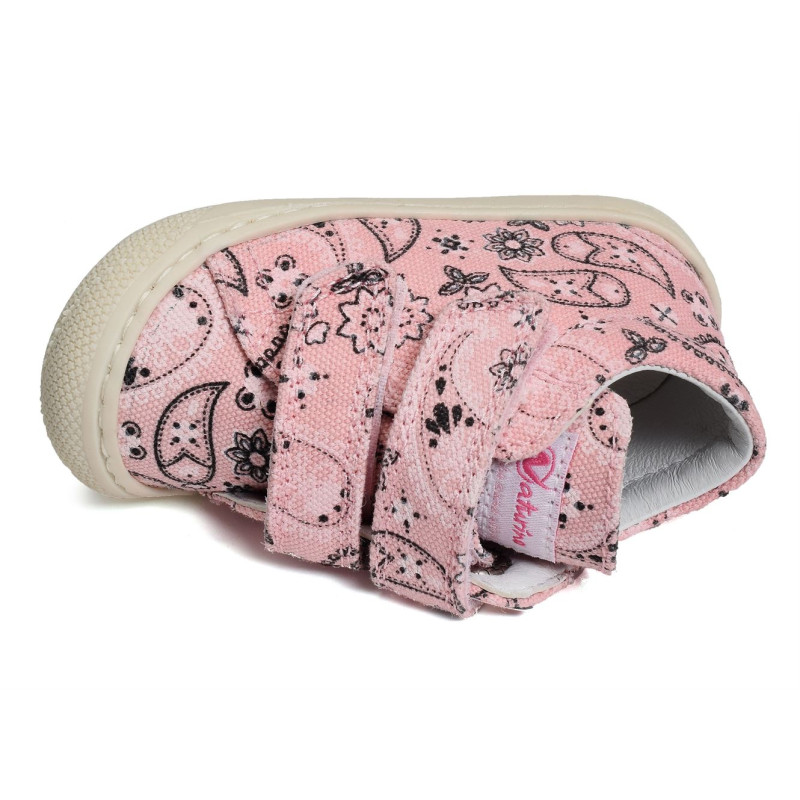 COCOON GIRL VELCRO FANTAISIE Rose, Chaussures à Scratch Naturino