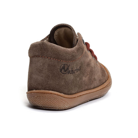 COCOON BOY VELOURS Tabac, Chaussures à Lacets Naturino