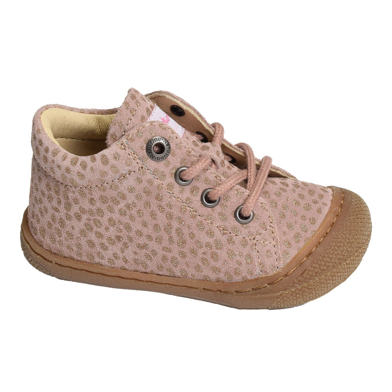 COCOON GIRL Rose Platine, Chaussures à Lacets Naturino