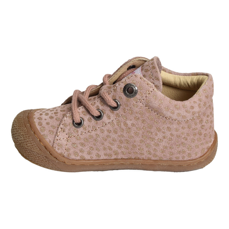 COCOON GIRL Rose Platine, Chaussures à Lacets Naturino