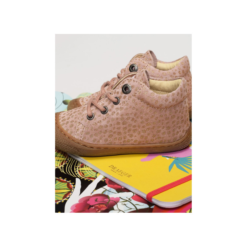 COCOON GIRL Rose Platine, Chaussures à Lacets Naturino